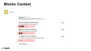 日本語 Slack Bot Workshop Intro Block Kit 日本語 Slack Bot Workshop Intro Block Kit