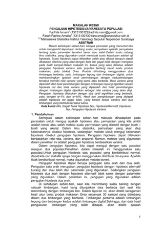 Uji Keperkasaan Data Janggal: Alternatif Jitu untuk Data Nakal