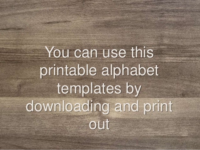 Printable Alphabet Templates for Kids Stencil Craft Collection Printable Alphabet Templates for Kids Stencil Craft Collection