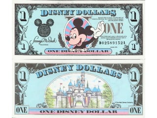 Printable Cartoon Play Money Dollars | PPT