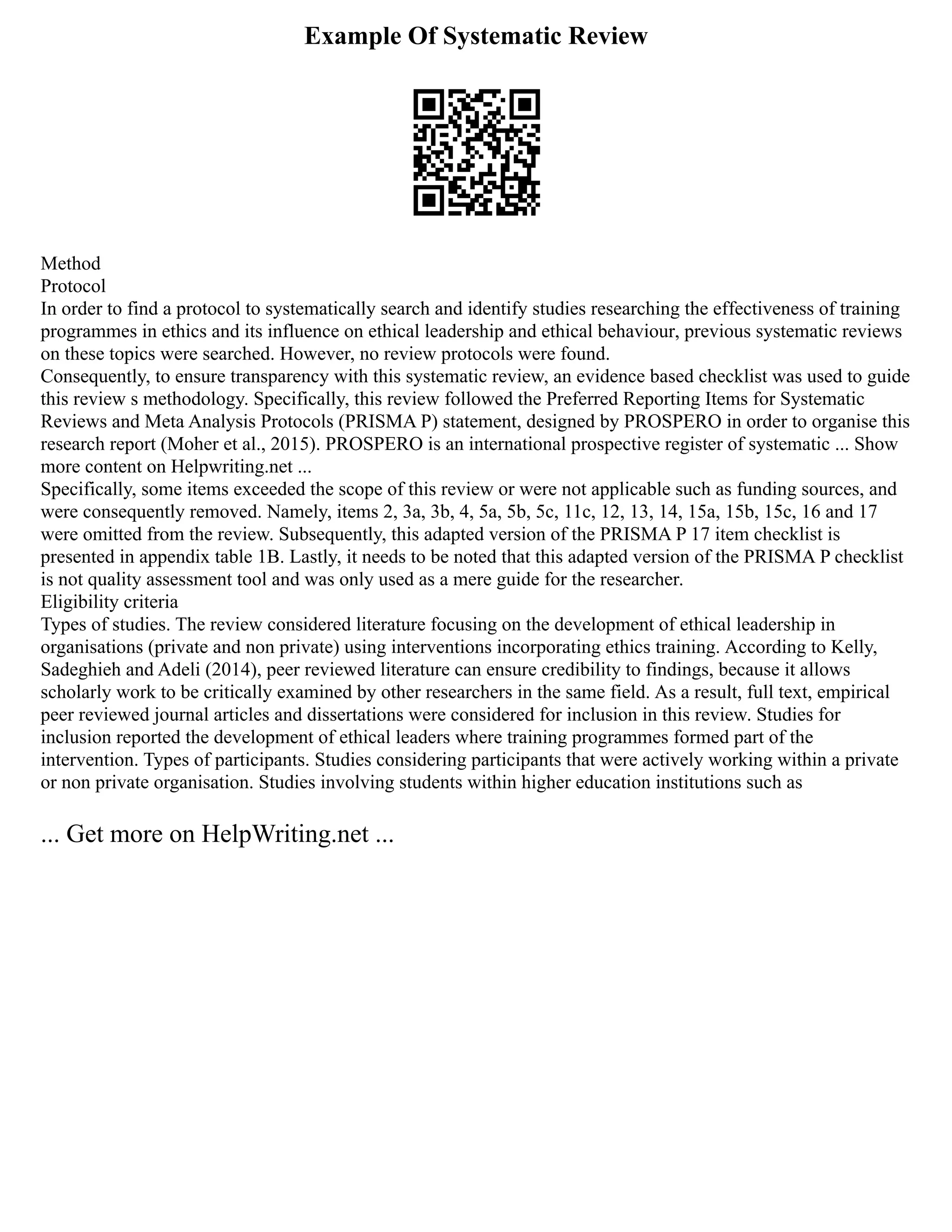Systematic Review Proposal Form Example Printable High School Report Writing Template Examples | PDF