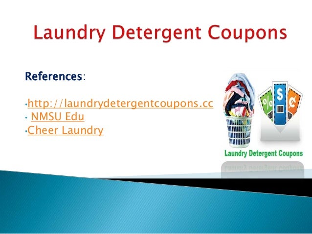 Printable Laundry Detergent Discount Coupons