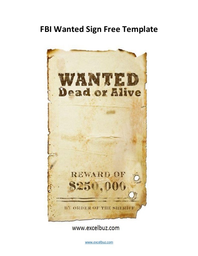 make a wanted poster online free