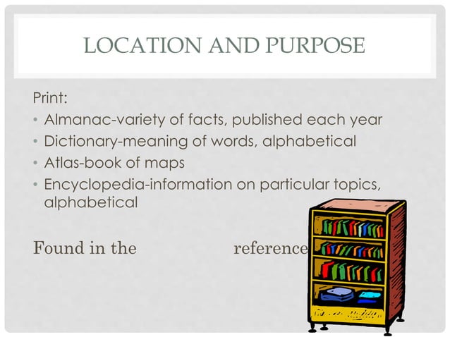 Print and non print resources