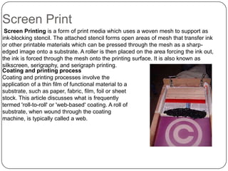 Print based media | PPT