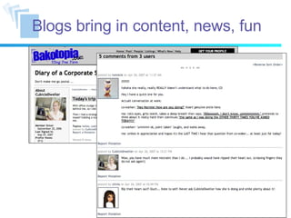 Blogs bring in content, news, fun 