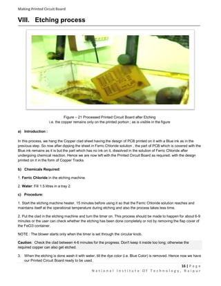 Printed circuit board A laboratory process for making PCB | PDF