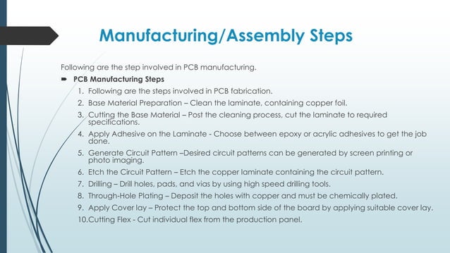 Printed Circuit Board Basics Ppt Printed Circuit Board Basics Ppt