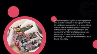 Printed Circuit Board Manufacturing Process | PDF