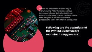 Printed Circuit Board Manufacturing Process | PDF