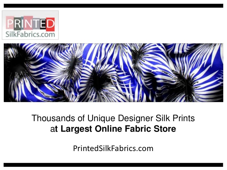 Printed Largest online fabric store