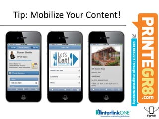 Tip: Mobilize Your Content!