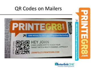 QR Codes on Mailers