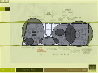 Couverture du numérique




11   8 avril 2013      Institut Mines-Télécom   de la salle de cours au MOOC
 