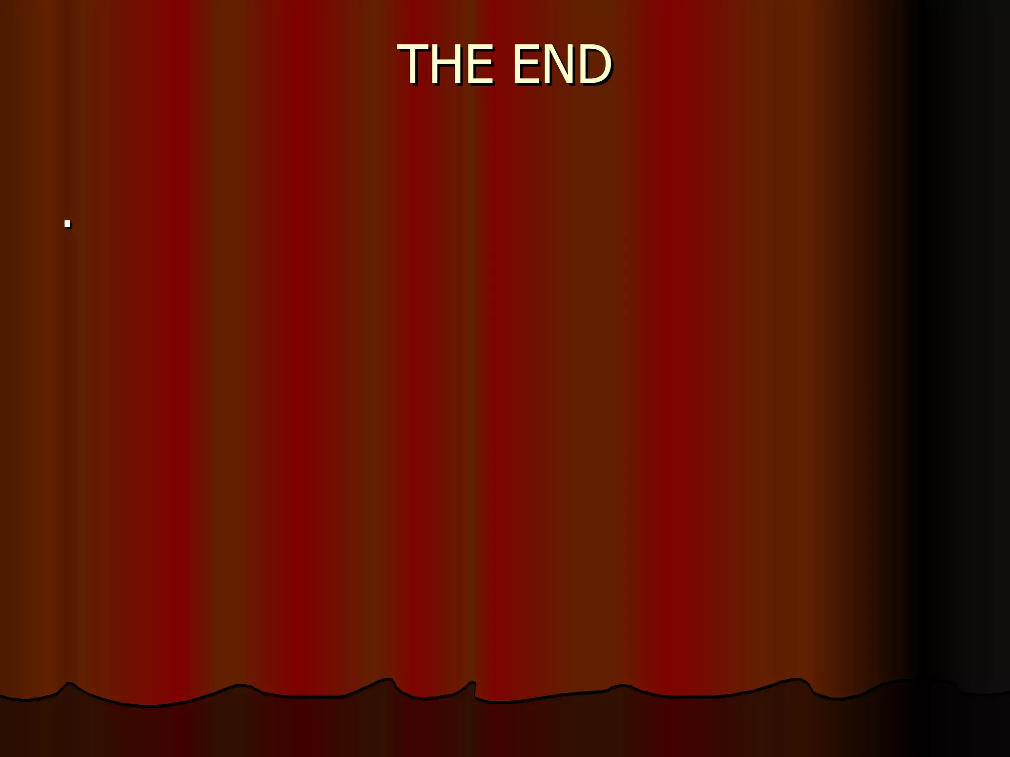THE END . 