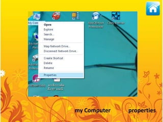 my Computer properties