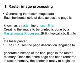 Laser Printer Raster laser printer configuration and installation | PPT