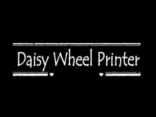 printer and its types impact printers and non impact printers