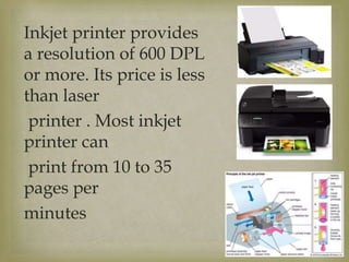 printer and its types impact printers and non impact printers