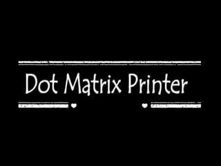 printer and its types impact printers and non impact printers