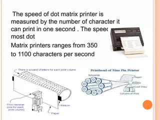 printer and its types impact printers and non impact printers