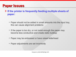 Printer Troubleshooting | PPT