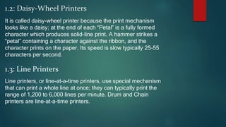 Printer and its types
