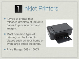 Printer Presentation - H.Toor
