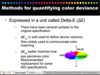 Color Deviation Printer calibration webinar | PDF