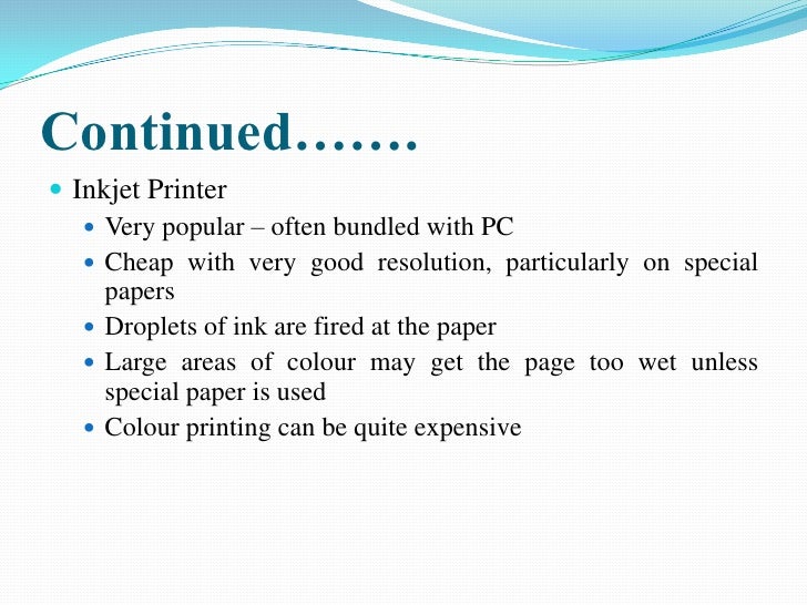 Printer's