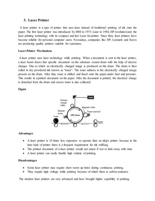 Printers and its types | DOCX