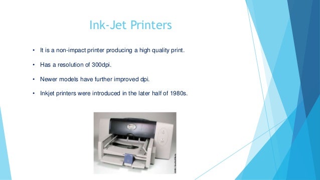 non impact printer types