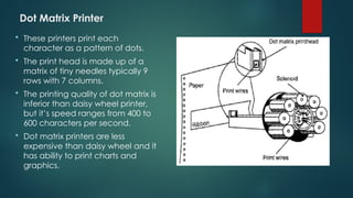 Printers .pptx different types of printers | PPTX
