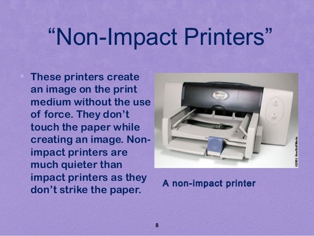 impact non impact printer