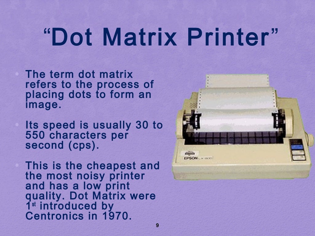 Printers,types ,working and use.