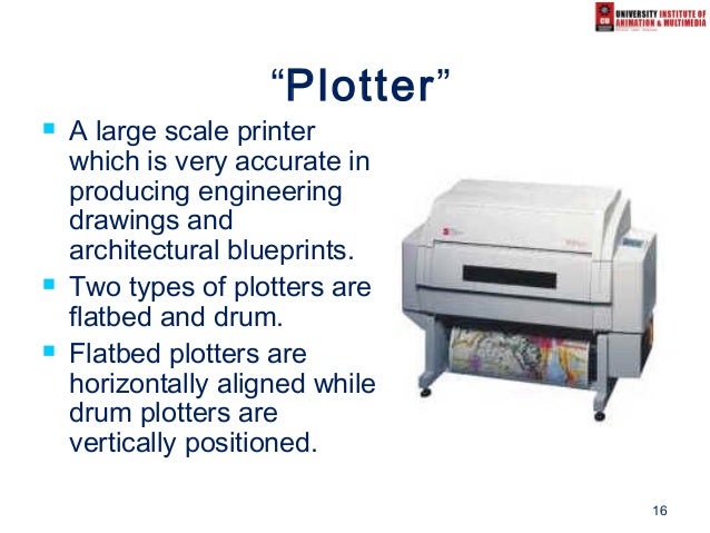 plotter printer uses