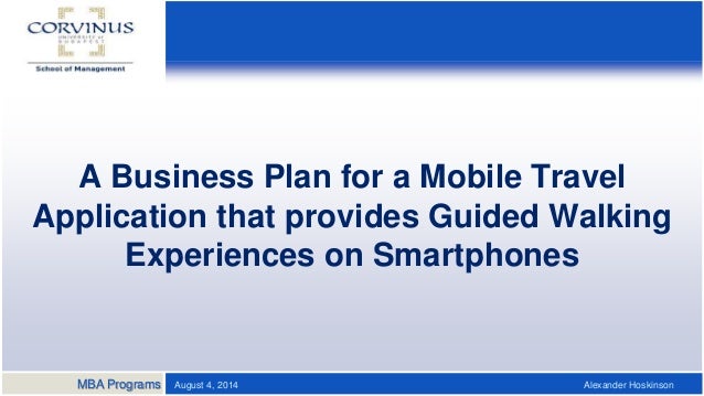 Mobile app business plan sample