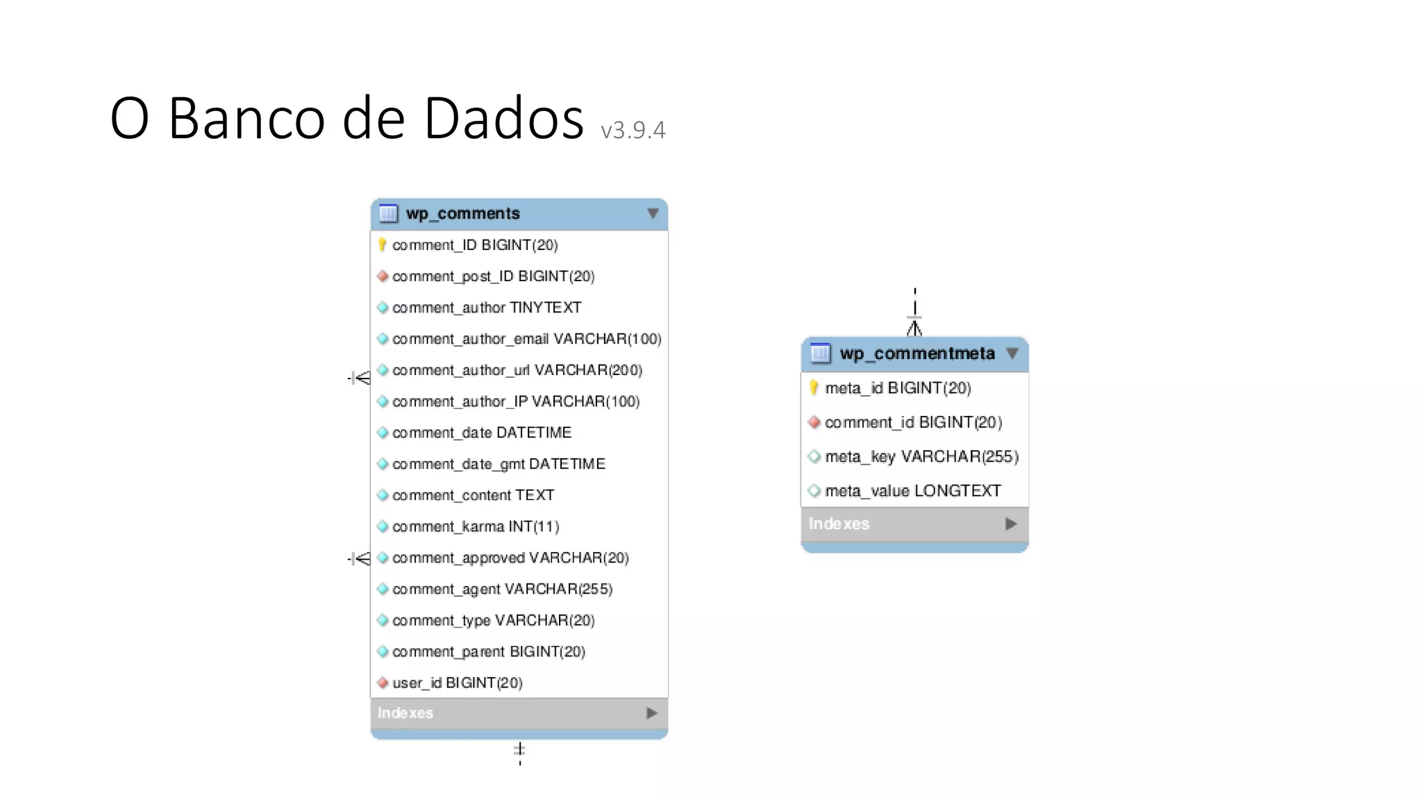 O Banco de Dados v3.9.4
 