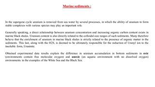 The Geochemistry of Uranium | PDF