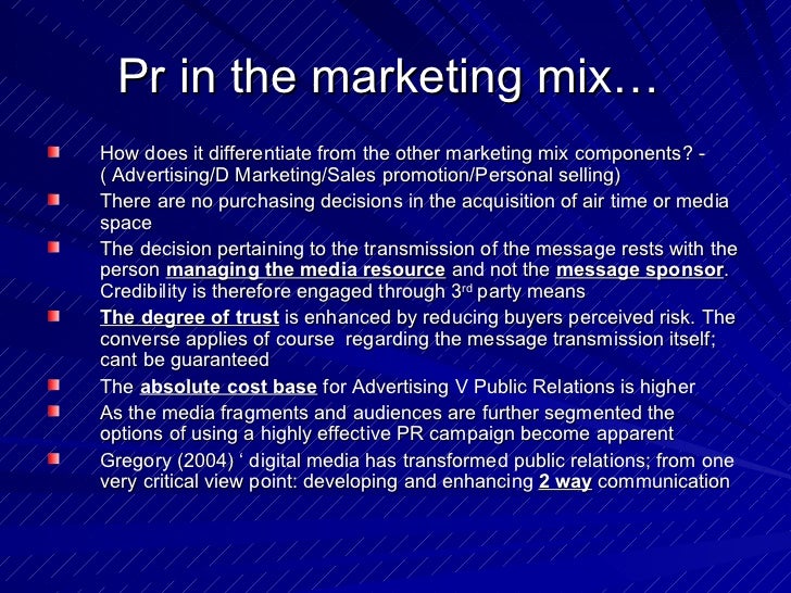 what is public in marketing