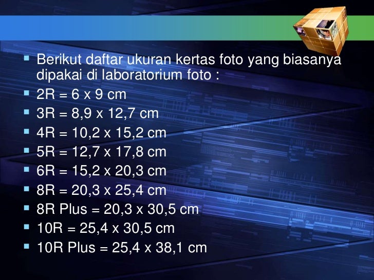 Dasar Fotografi : Pencetakan