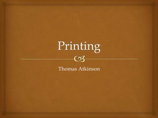 Thomas Atkinson
 