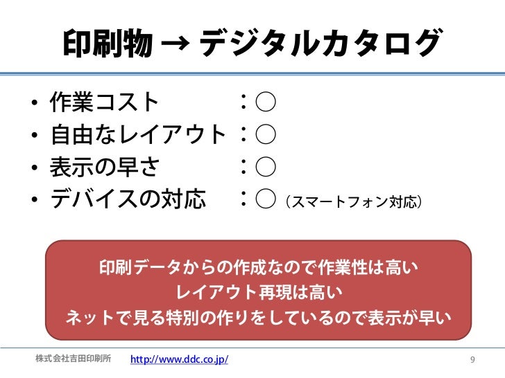 デジタルカタログのご提案 印刷物との併用による情報発信メディアと印刷数量の最適化