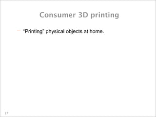 Printing in 3D