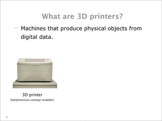 Printing in 3D