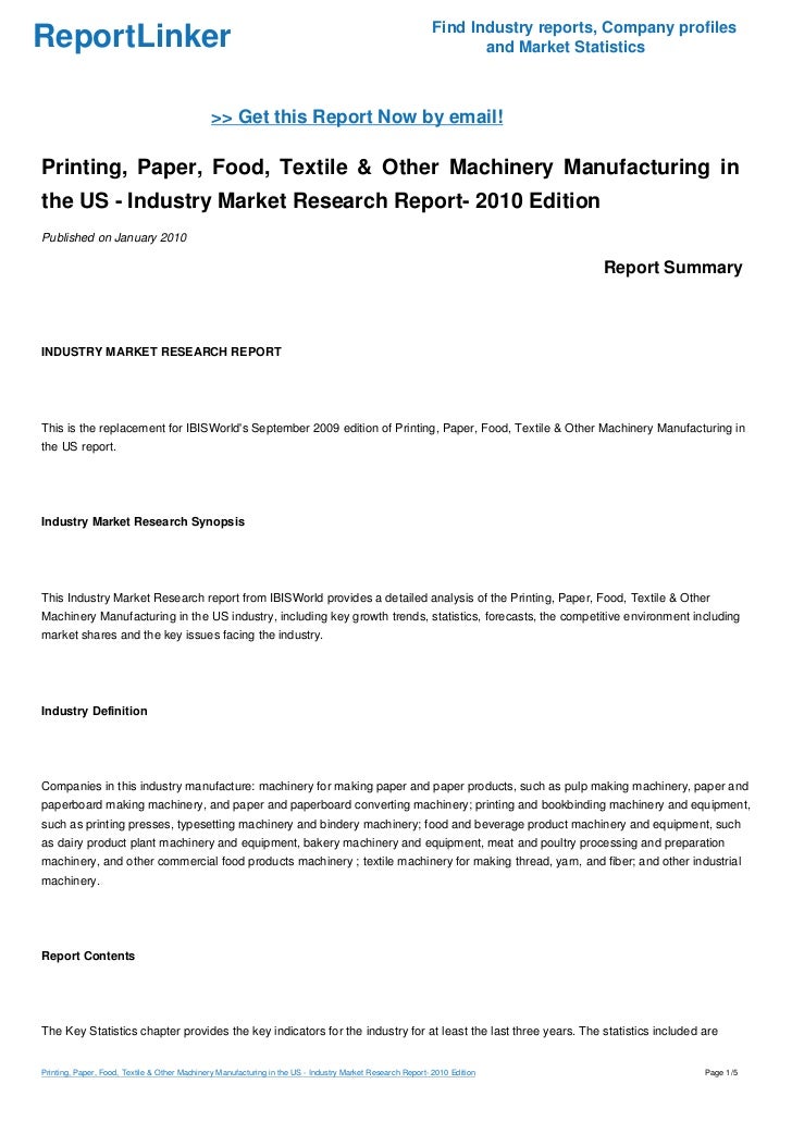 Research paper on service industry