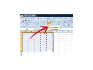 Printing a workbook and worksheets