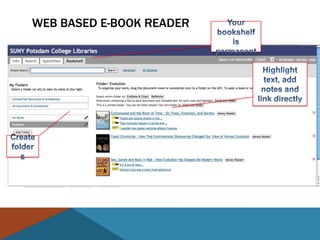 WEB BASED E-BOOK READER
 