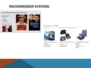 RECOMMENDER SYSTEMS
 