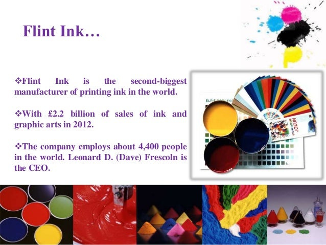 Printing ink manufacturer